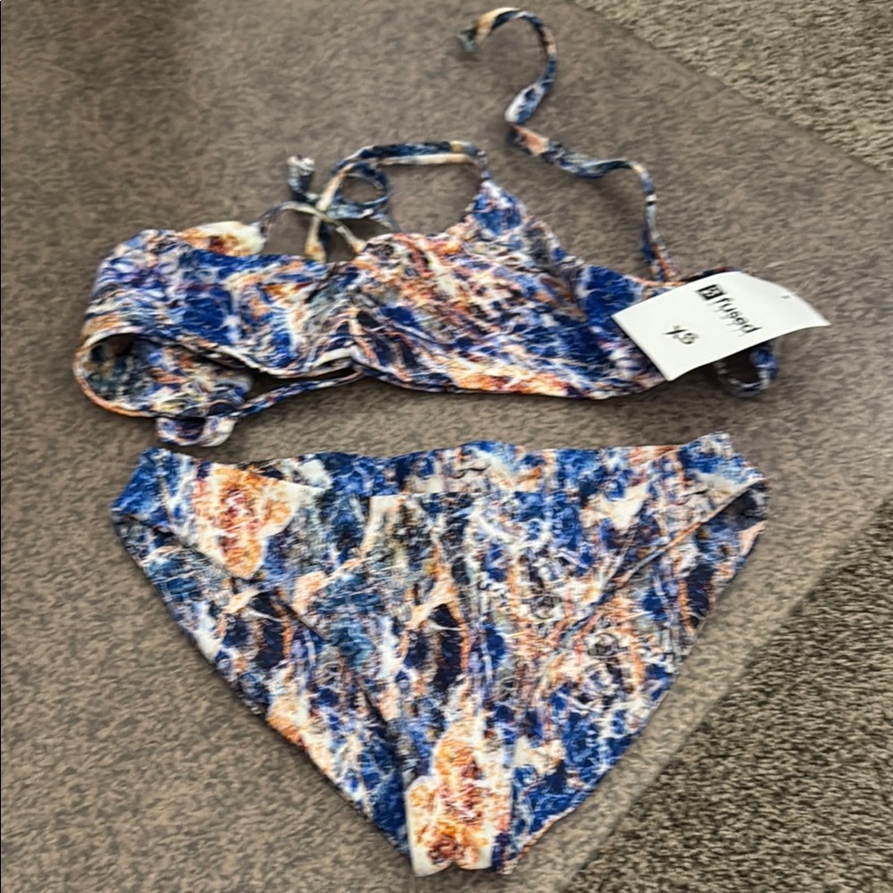 Multicolor Bikini Set